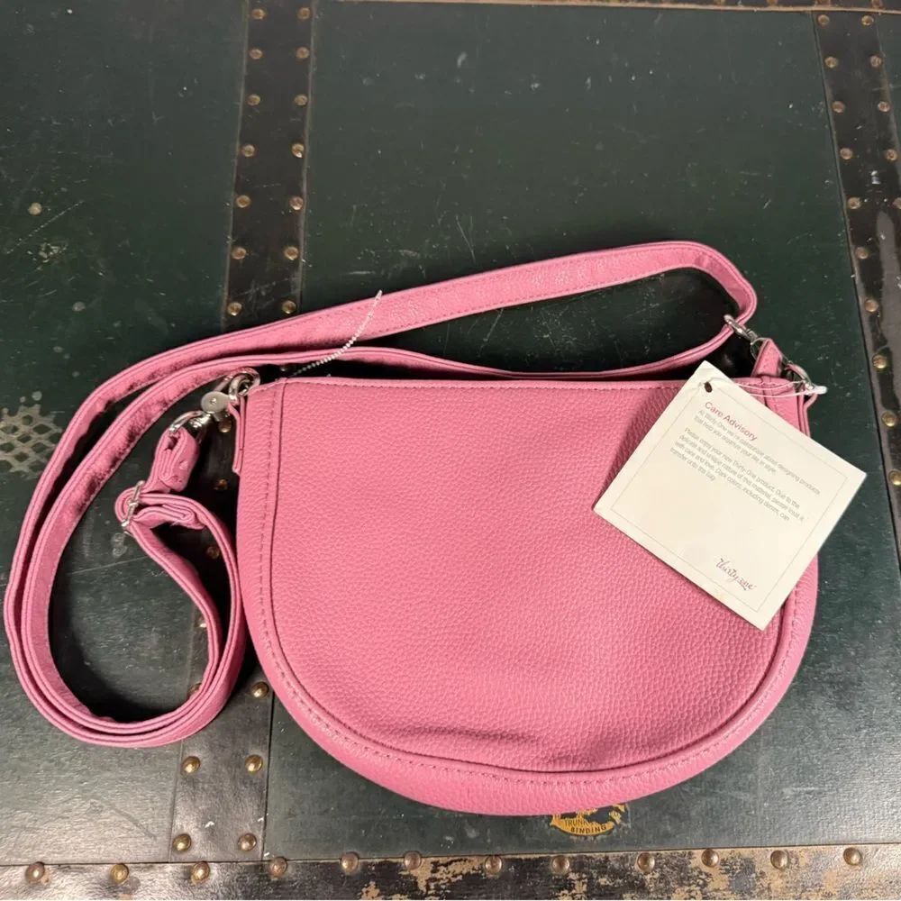Thirty One-Half Moon Crossbody - Color - Sweet Blossom Pebble - NEW!